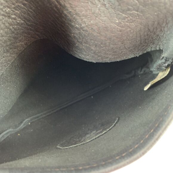 Vtg Raven Works Y2K 90’s Leather Crossbody Bag Mini Grunge Boho Whimsigoth Goth - Picture 5 of 8